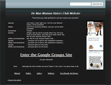 Tablet Screenshot of hemanwomunhaters.com